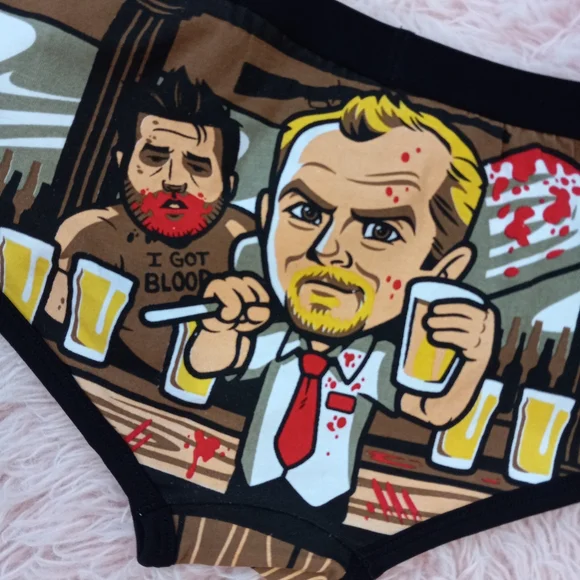 ❣️Period Panties!🩸Nwt Shaun of the dead meme super comfy briefs for time month - Picture 5 of 5